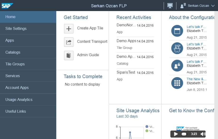 sap fiori launchpad