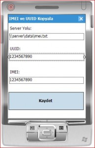 windows mobile uuid imei